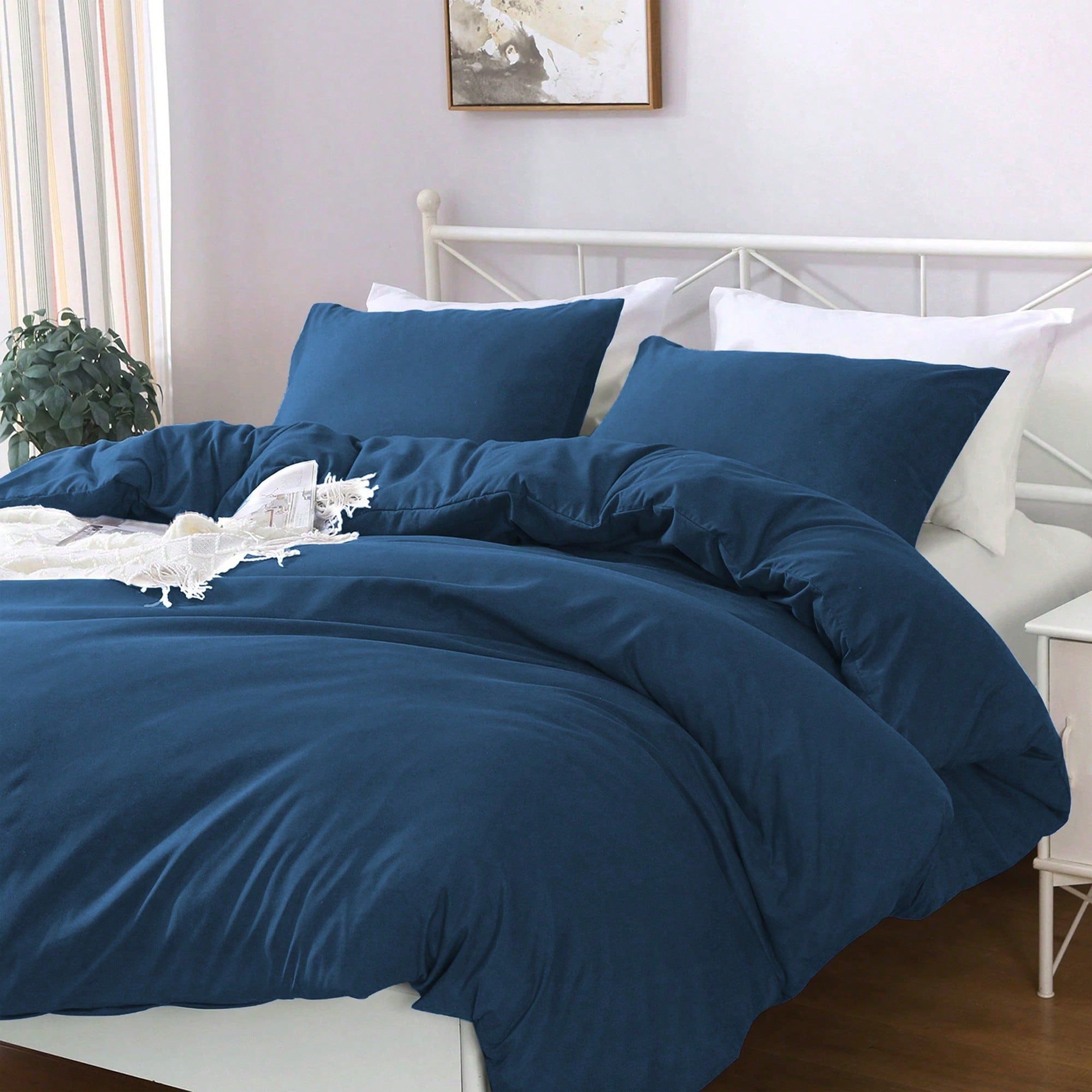 Hotel Soft Microfiber Duvet Cover Set-2000TC Quilt Cover Set & Pillowcases -1 view 2