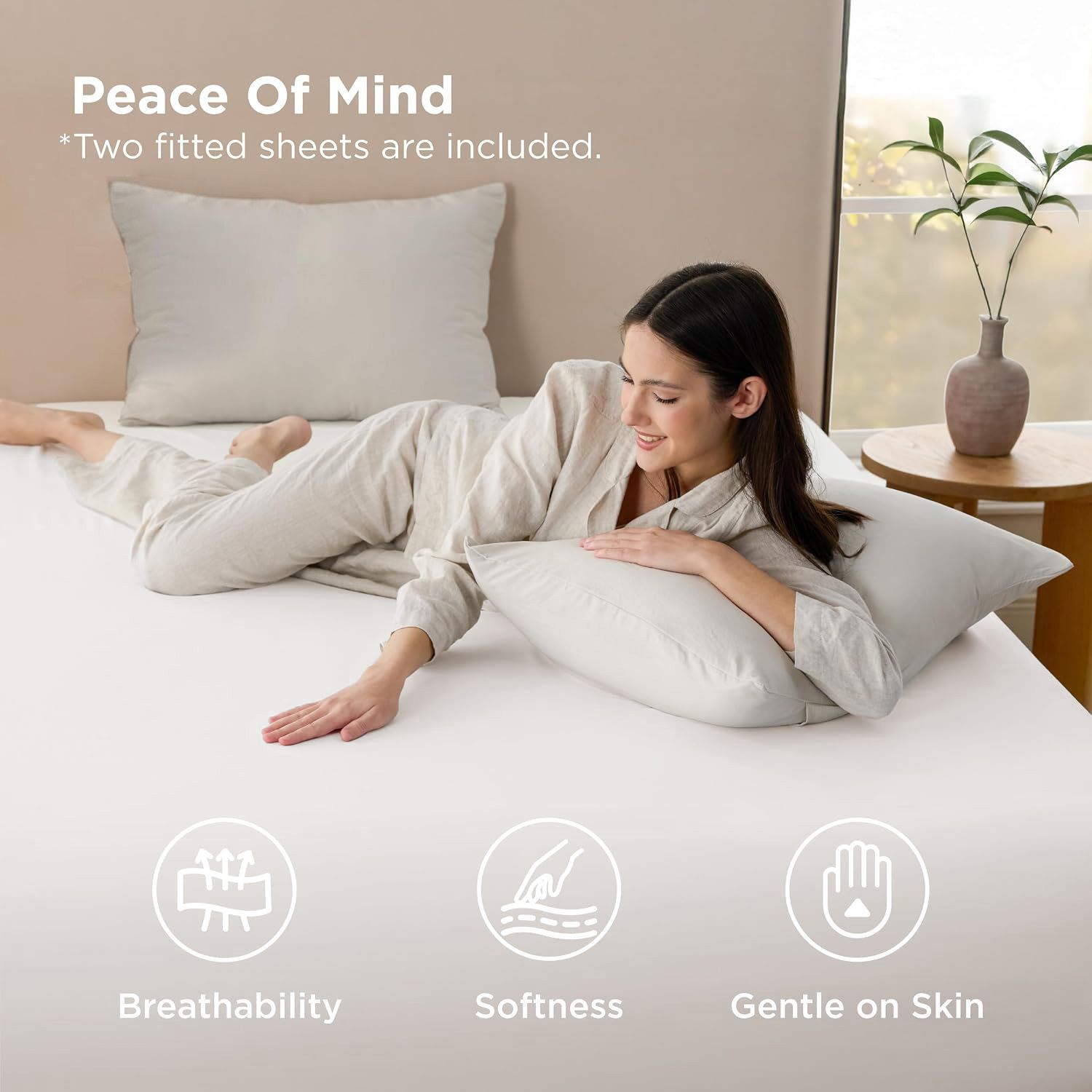 Hotel Soft Bed Sheet Set- Bedding Sheets & Pillowcases -Breathable Bedding view 8