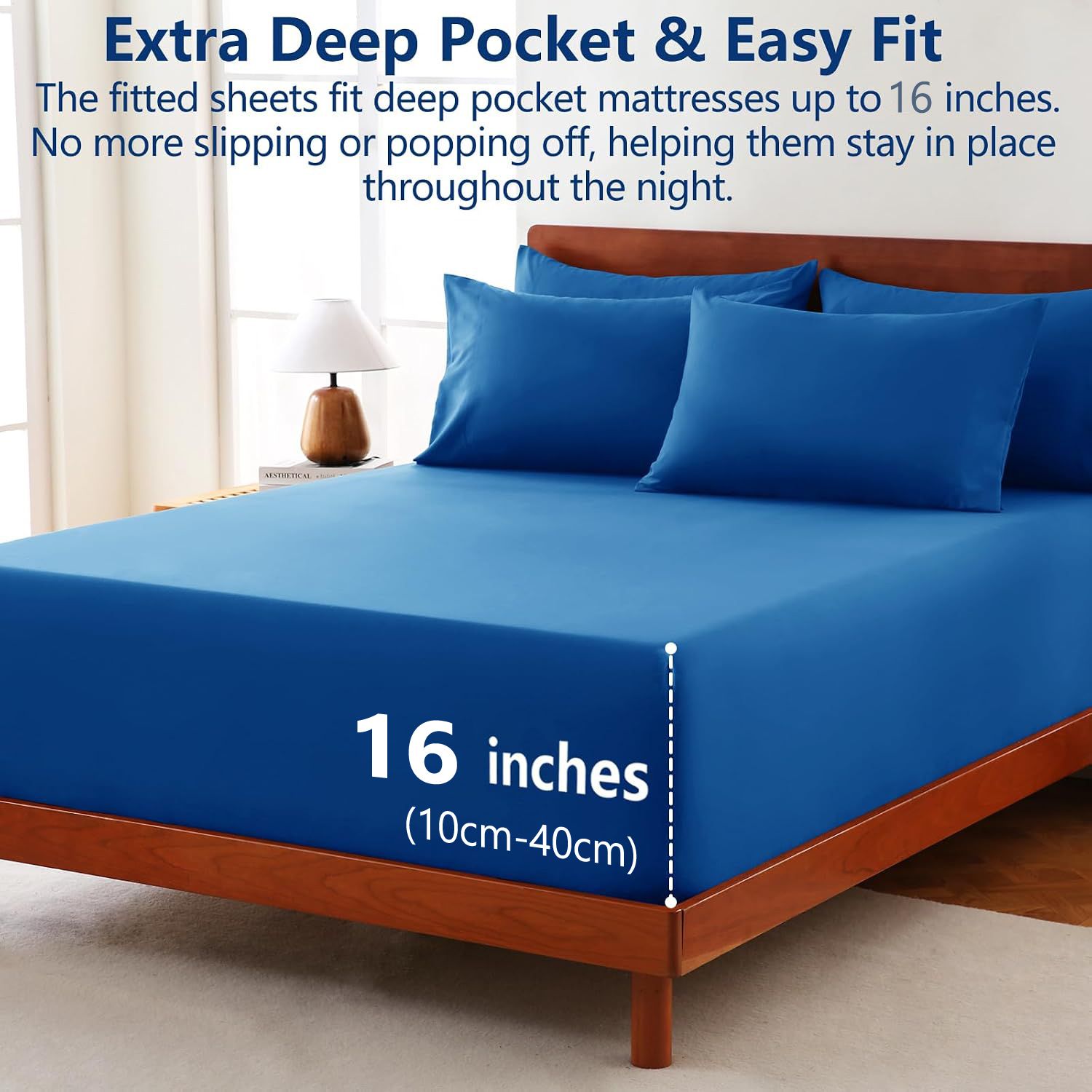 Hotel Soft Bed Sheet Set- Bedding Sheets & Pillowcases -Breathable Bedding view 2