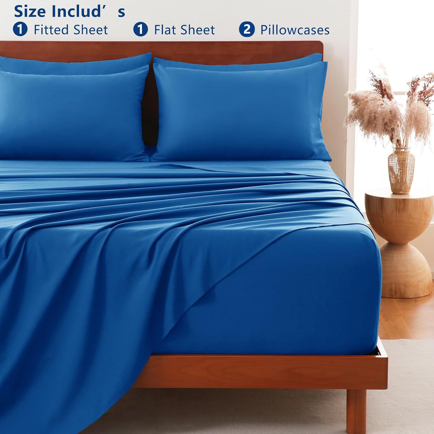 Hotel Soft Bed Sheet Set- Bedding Sheets & Pillowcases -Breathable Bedding view 8