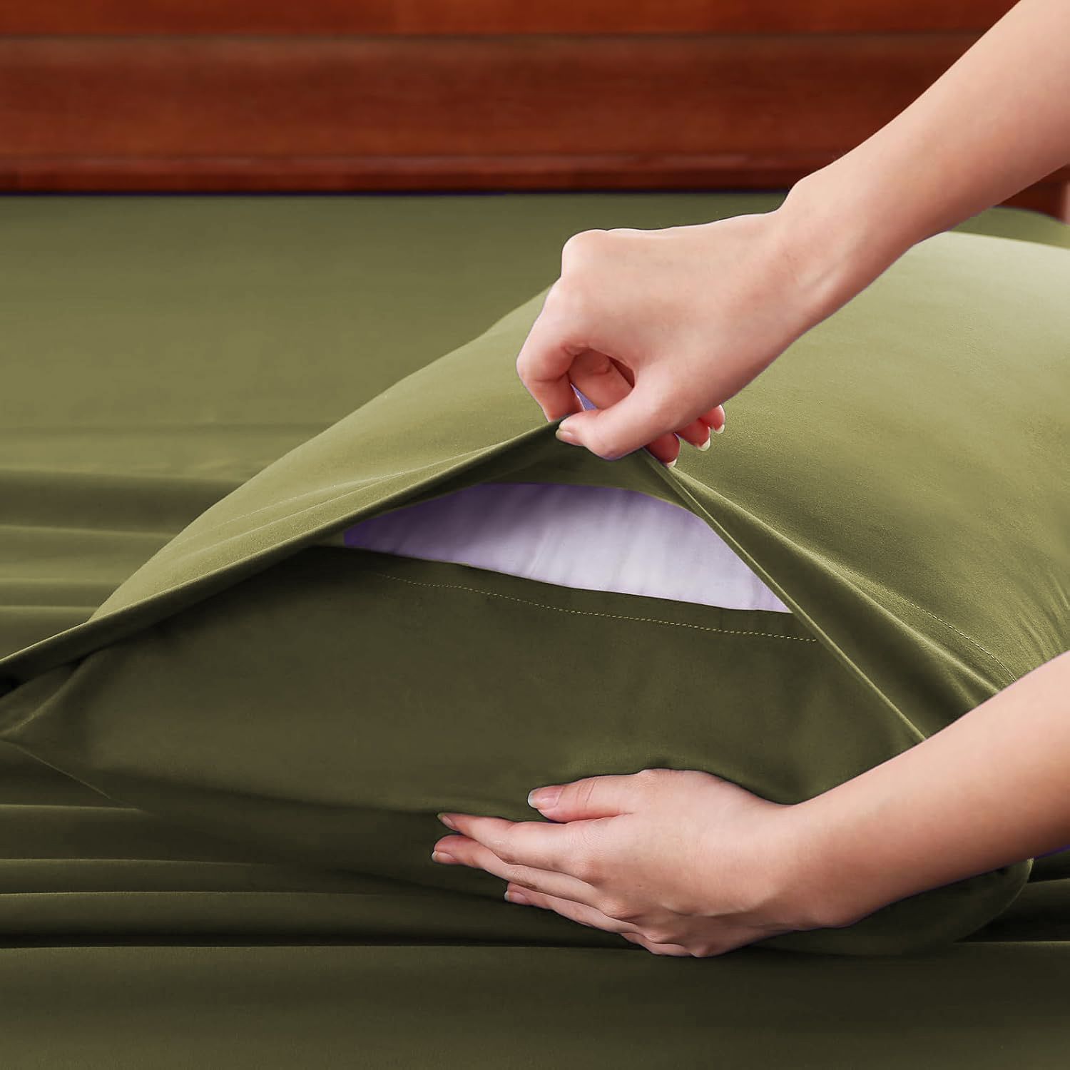 Hotel Soft Bed Sheet Set- Bedding Sheets & Pillowcases -Breathable Bedding view 6