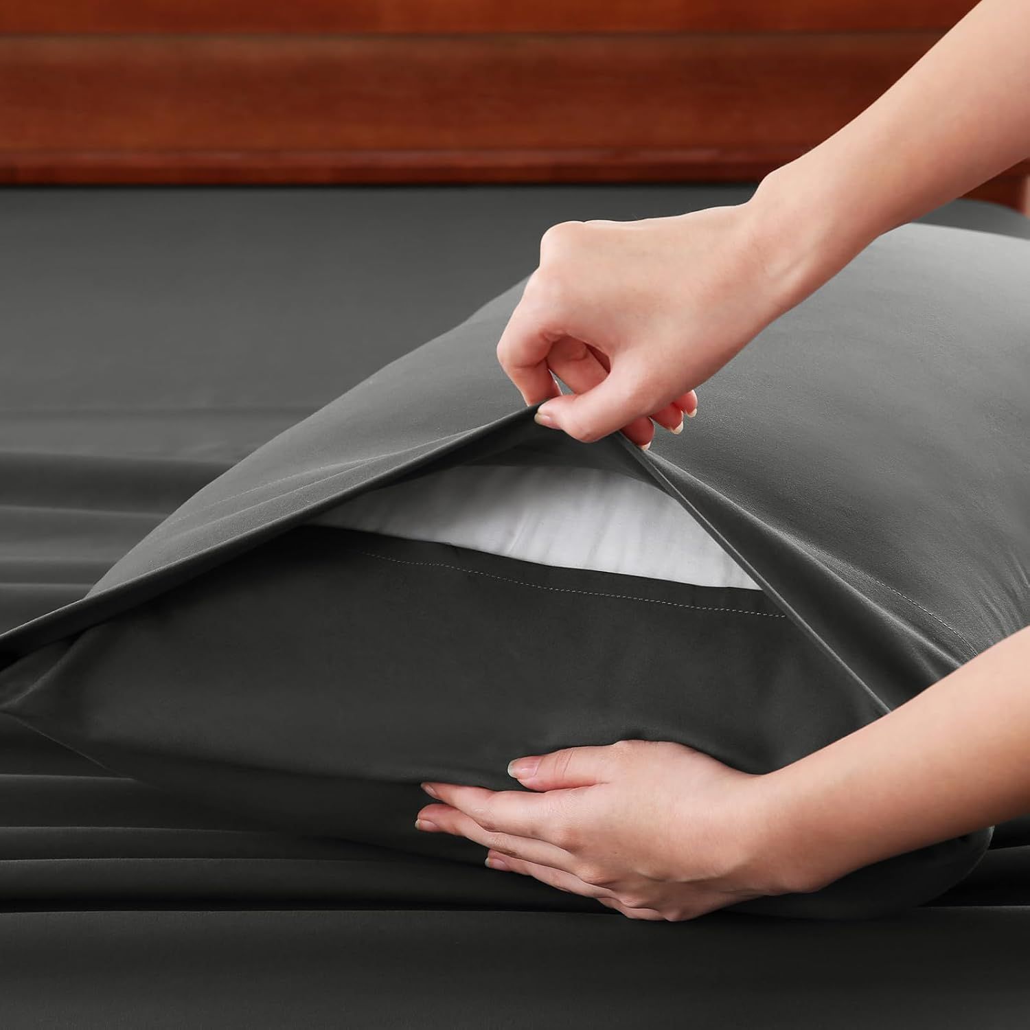 Hotel Soft Bed Sheet Set- Bedding Sheets & Pillowcases -Breathable Bedding view 4