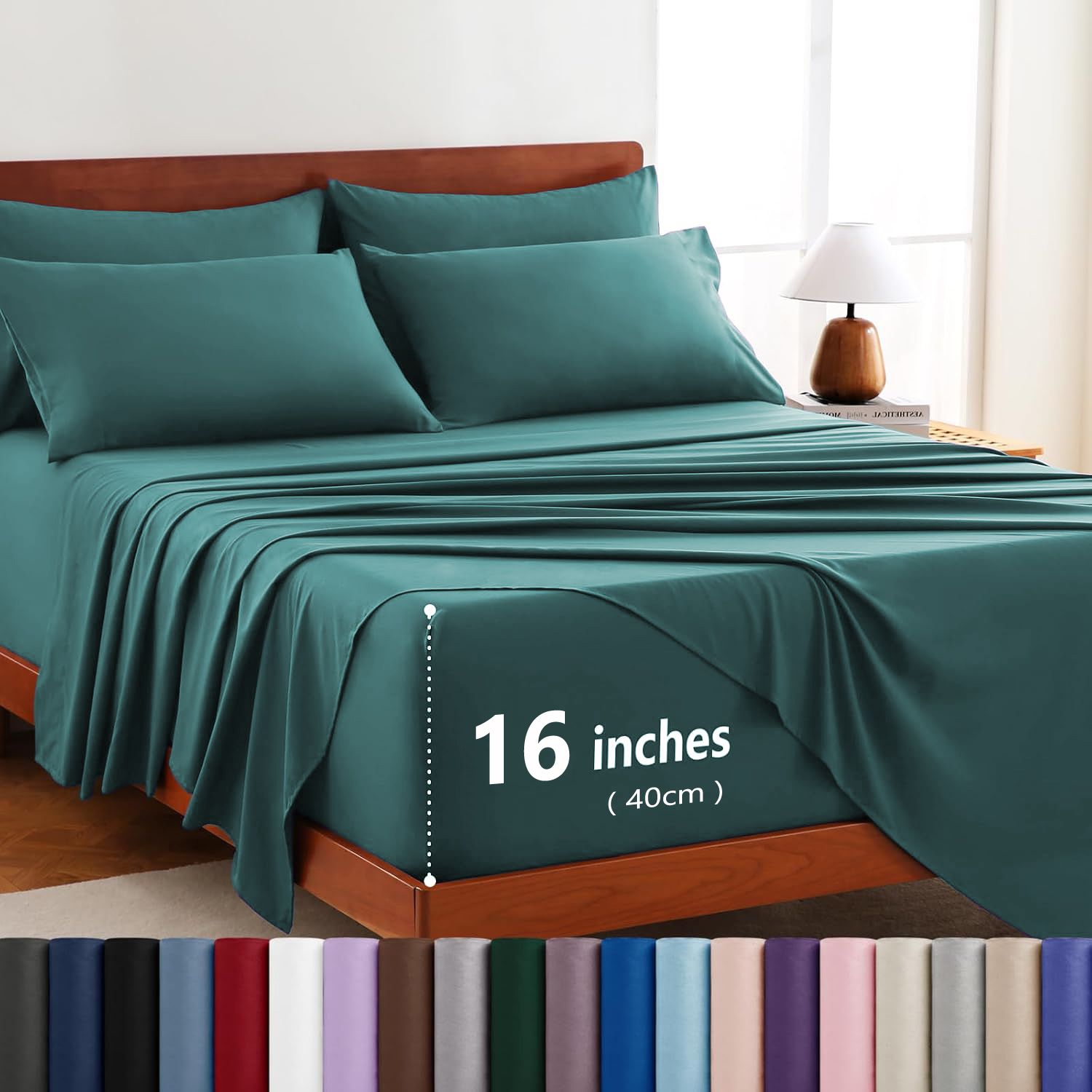 Hotel Soft Bed Sheet Set- Bedding Sheets & Pillowcases -Breathable Bedding