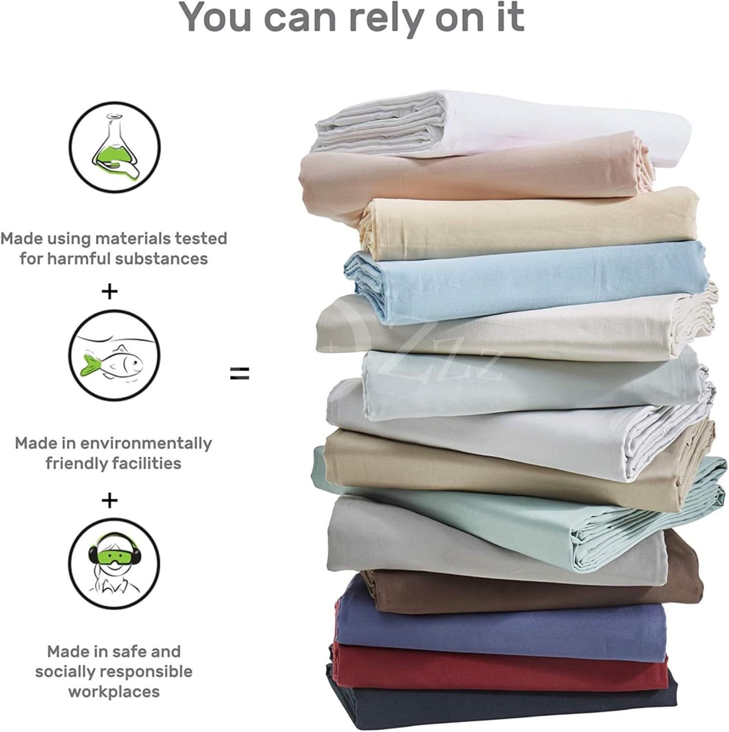Elegant Comfort Premium Hotel Quality 1-Piece Double Flat Sheet view 5