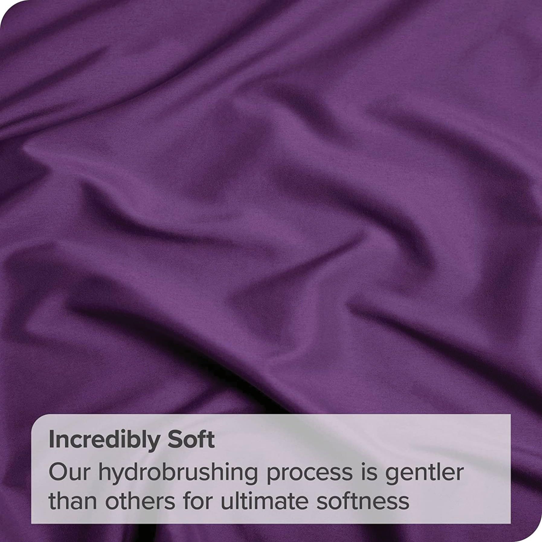3 Piece Fitted Sheet Set- Fitted Sheet & Pillowcases -Breathable Bedding - Wrinkle view 8