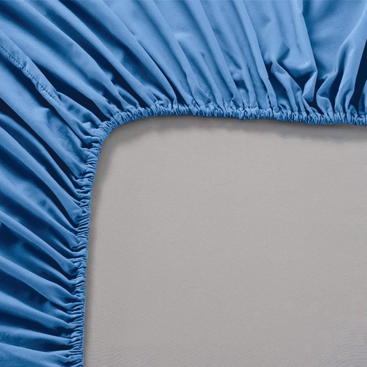 3 Piece Fitted Sheet Set- Fitted Sheet & Pillowcases -Breathable Bedding - Wrinkle view 6