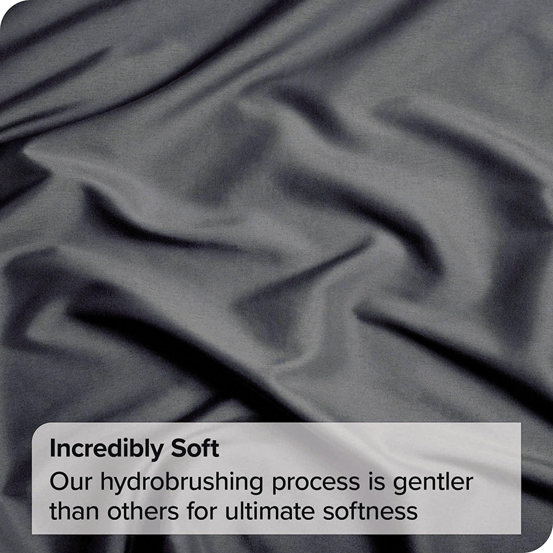 3 Piece Fitted Sheet Set- Fitted Sheet & Pillowcases -Breathable Bedding - Wrinkle view 8