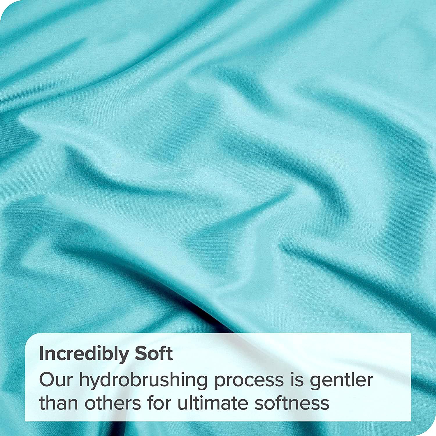 2 Piece Fitted Sheet Set- Fitted Sheet & Pillowcases -Breathable Bedding - Wrinkle view 7