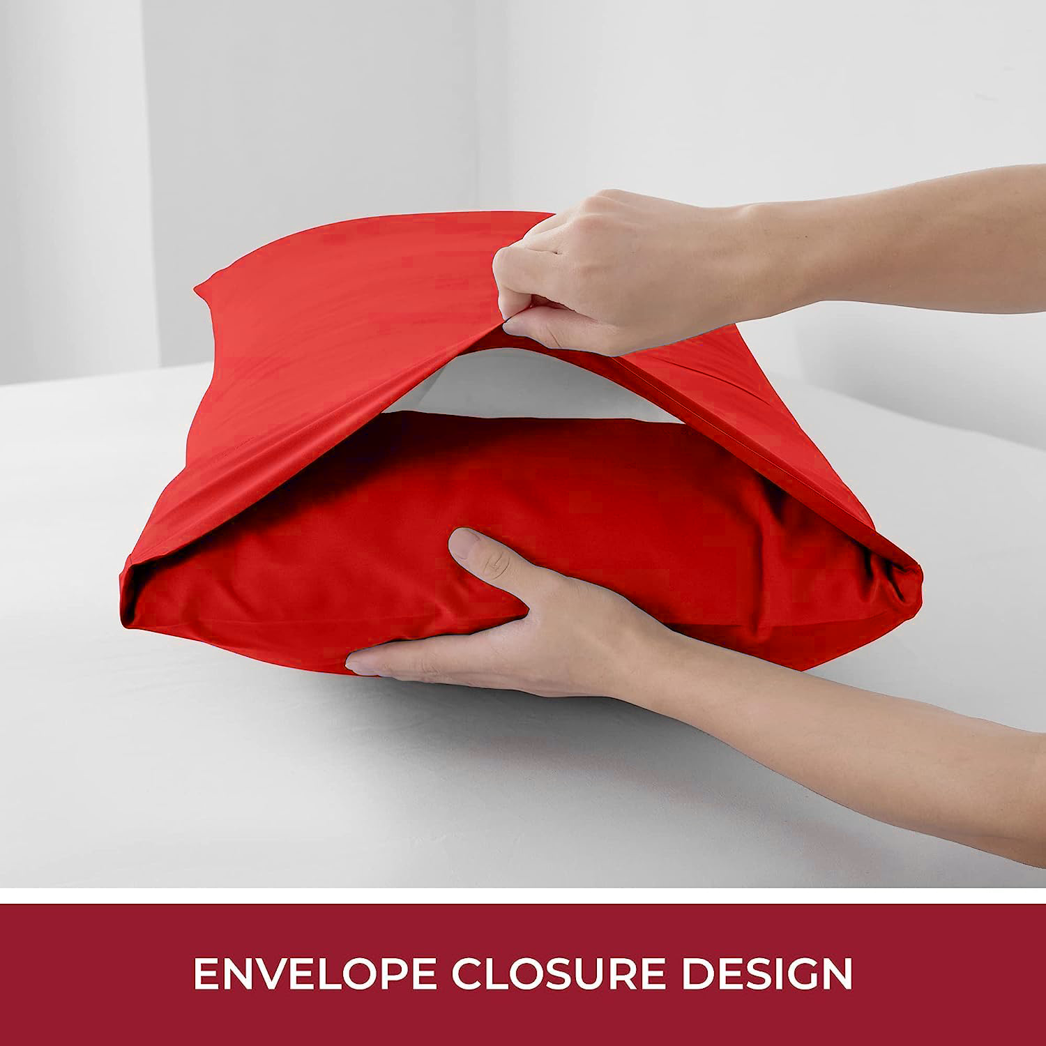 2 Piece Fitted Sheet Set- Fitted Sheet & Pillowcases -Breathable Bedding - Wrinkle view 5