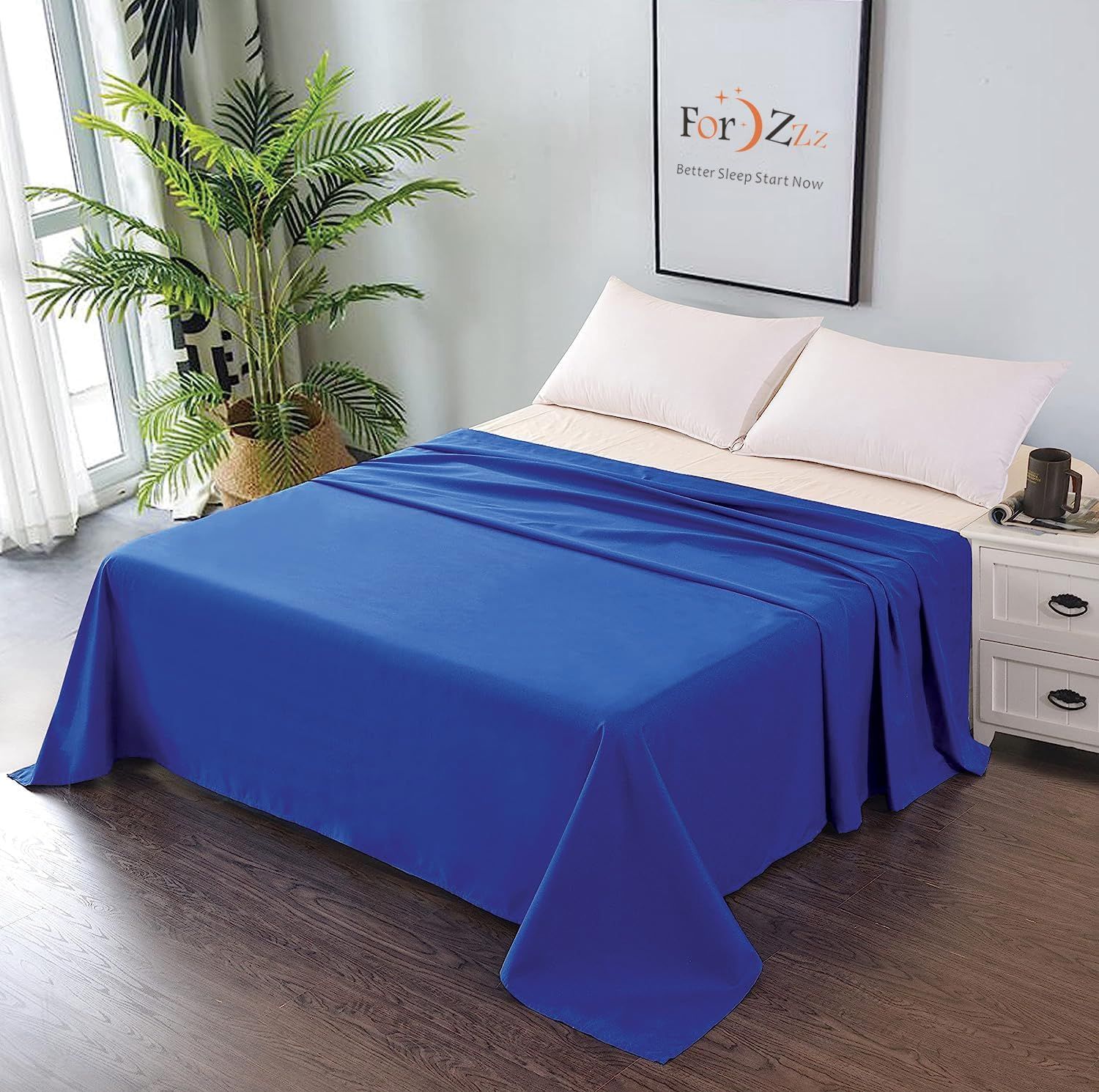 Elegant Comfort Premium Hotel Quality 1-Piece Single Flat Sheet