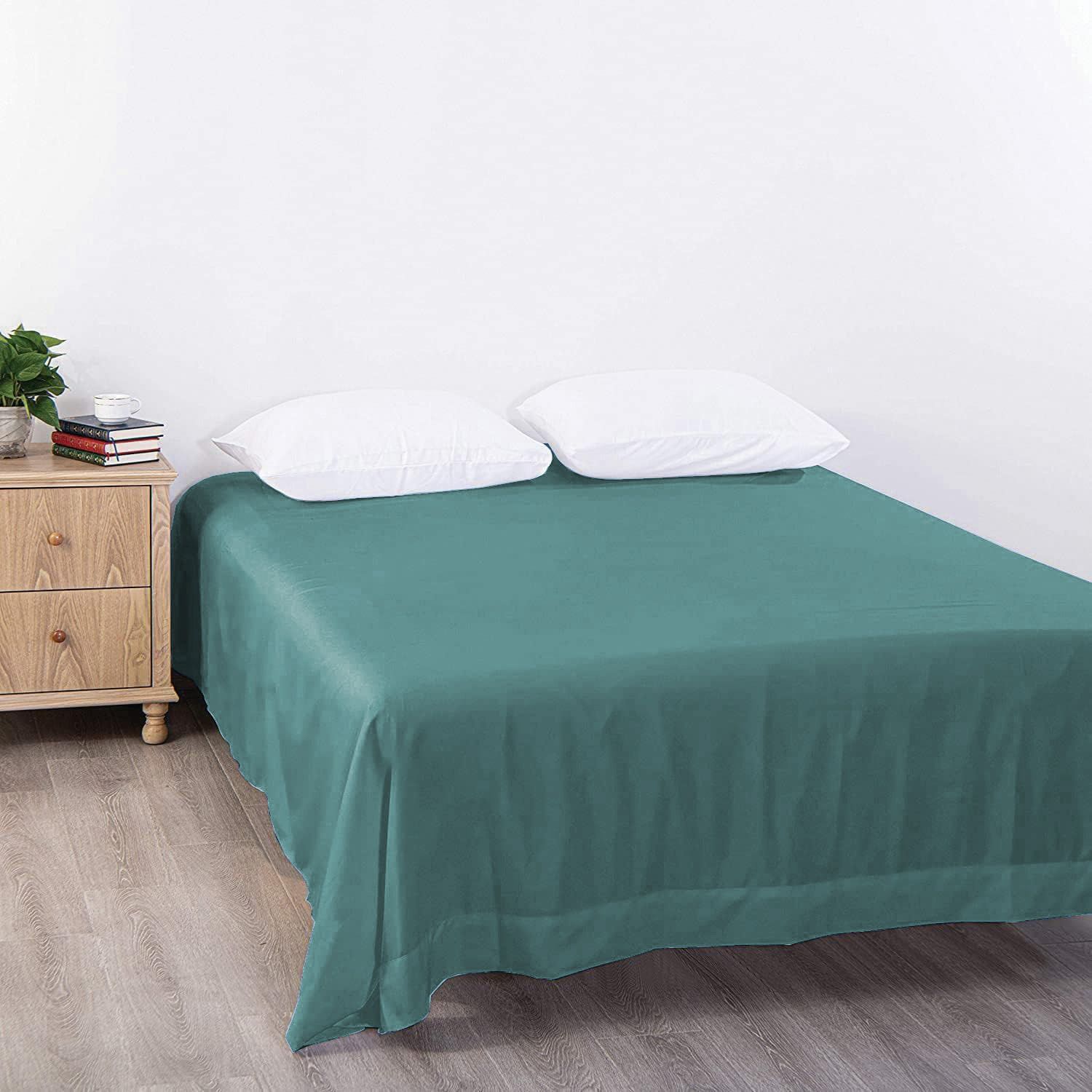 Elegant Comfort Premium Hotel Quality 1-Piece Single Flat Sheet view 2