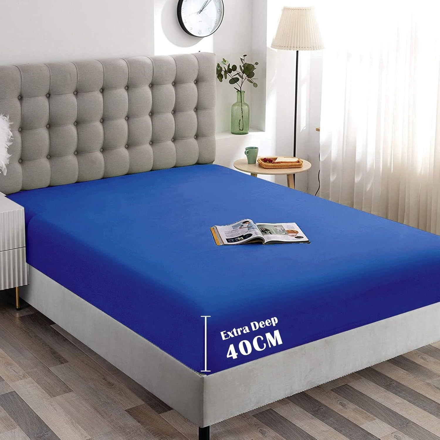 Hotel Quality Fitted Sheet - 1 Piece Fitted Sheet -Breathable Bedding - Wrinkle