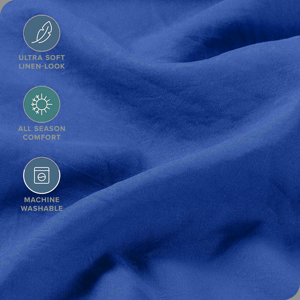 Hotel Quality Fitted Sheet - 1 Piece Fitted Sheet -Breathable Bedding - Wrinkle view 5