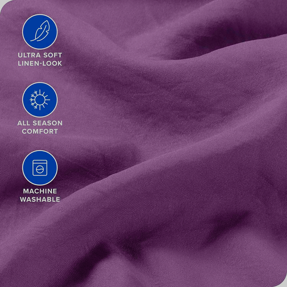 Hotel Quality Fitted Sheet - 1 Piece Fitted Sheet -Breathable Bedding - Wrinkle view 5