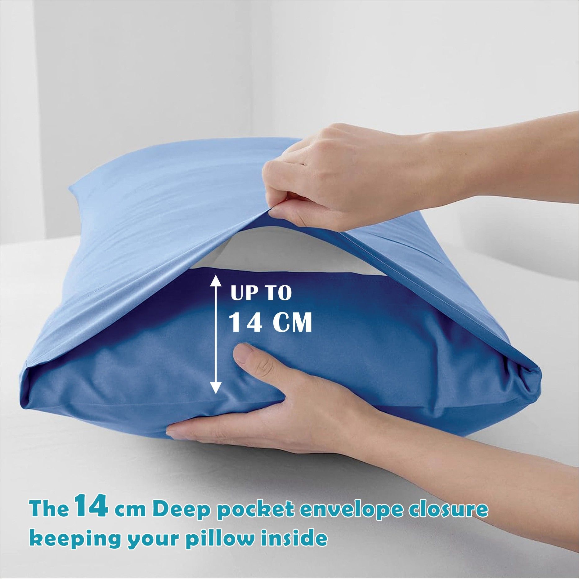 4 Piece Bed Sheet Set- Bedding Sheets & Pillowcases -Breathable Bedding - Wrinkle view 4