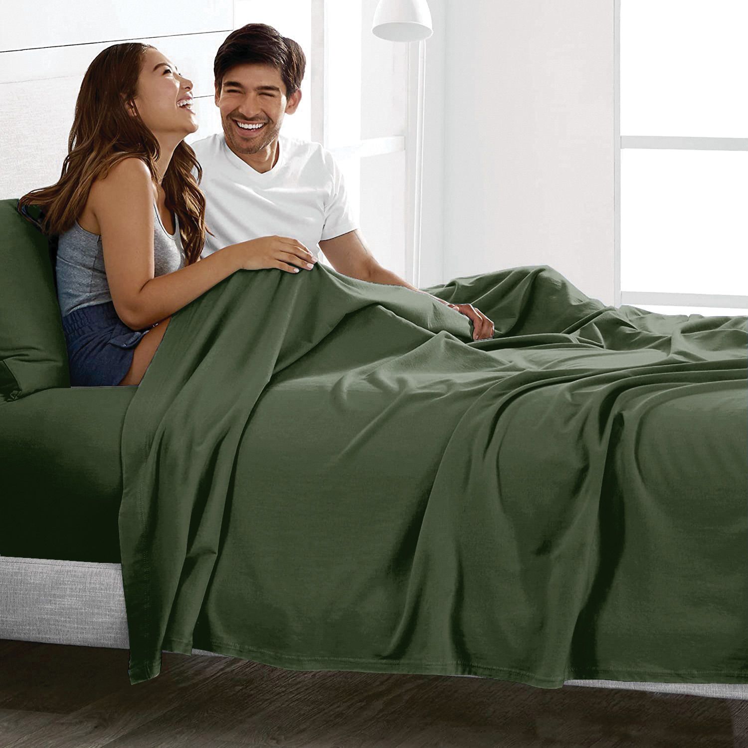 4 Piece Bed Sheet Set- Bedding Sheets & Pillowcases -Breathable Bedding - Wrinkle view 5