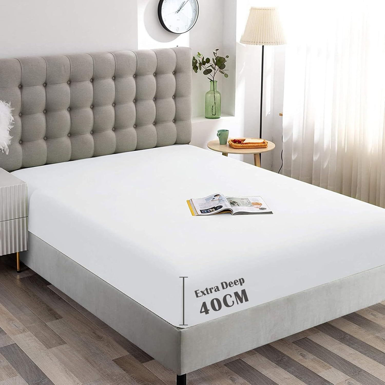 Hotel Quality Fitted Sheet - 1 Piece Fitted Sheet -Breathable Bedding - Wrinkle
