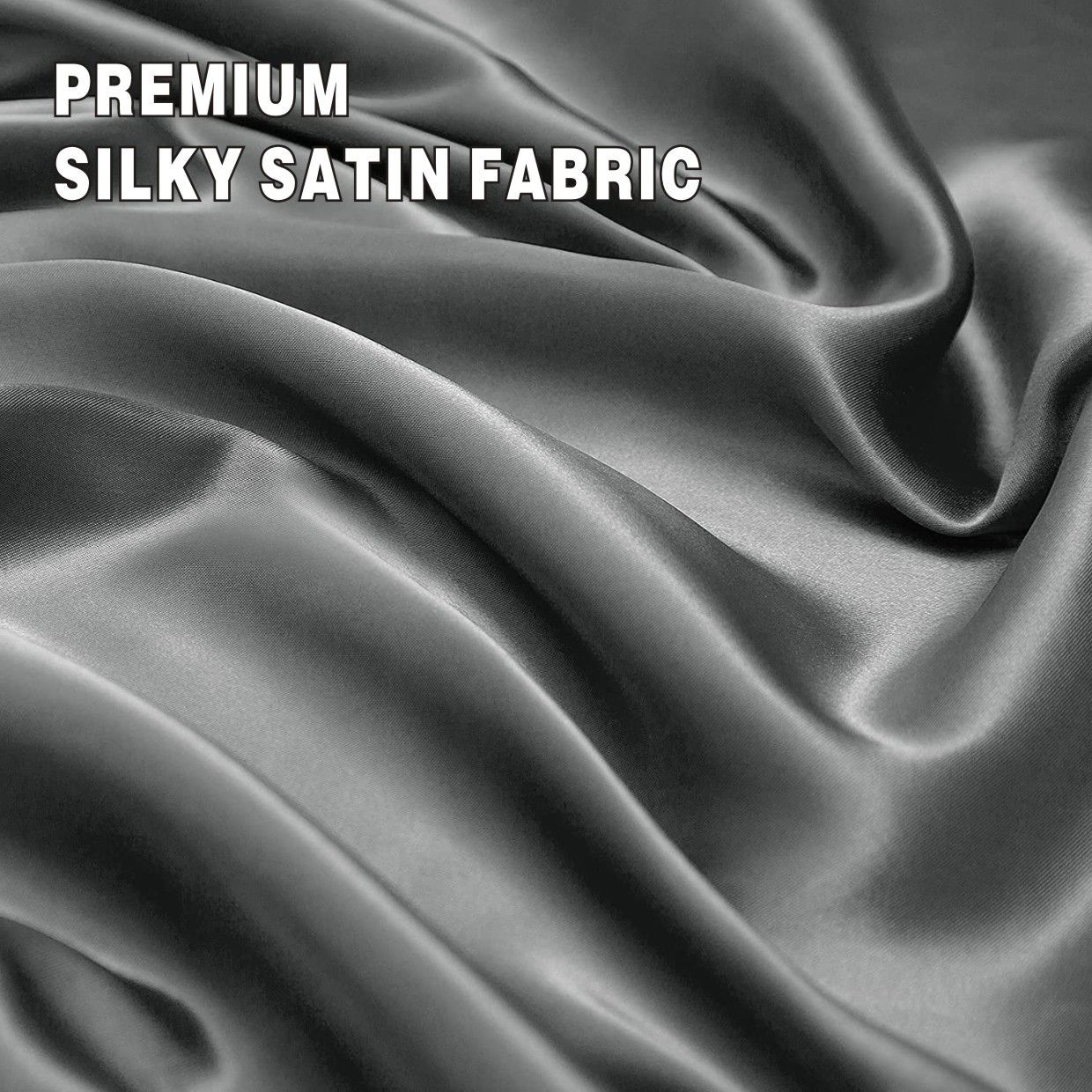 Art Silk Satin Sheet Set Hotel 3 Pieces Fitted/Flat Sheet Bedding Set-Luxury view 2