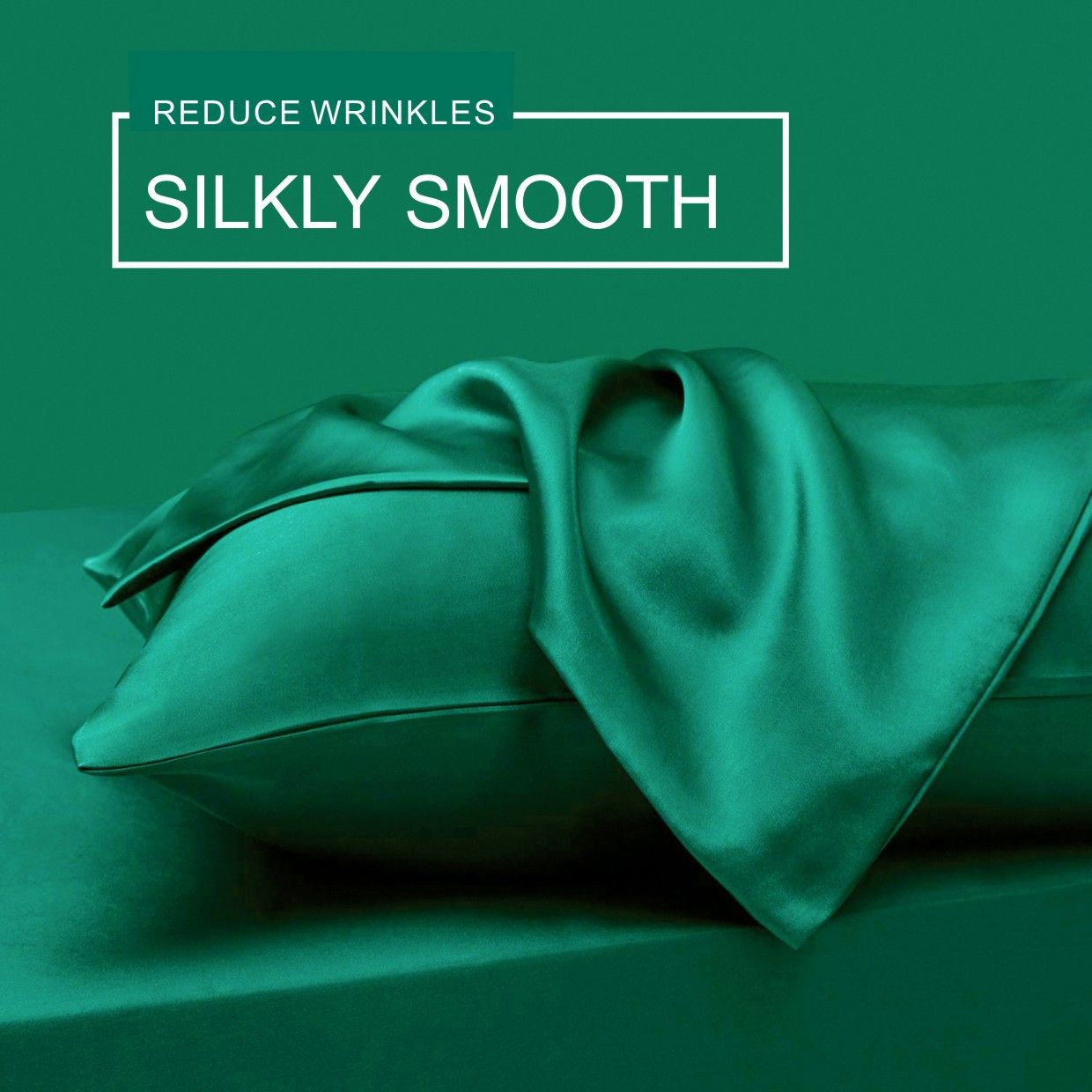 Art Silk Satin Sheet Set Hotel 4 Pieces Fitted/Flat Sheet Bedding Set-Luxury view 4