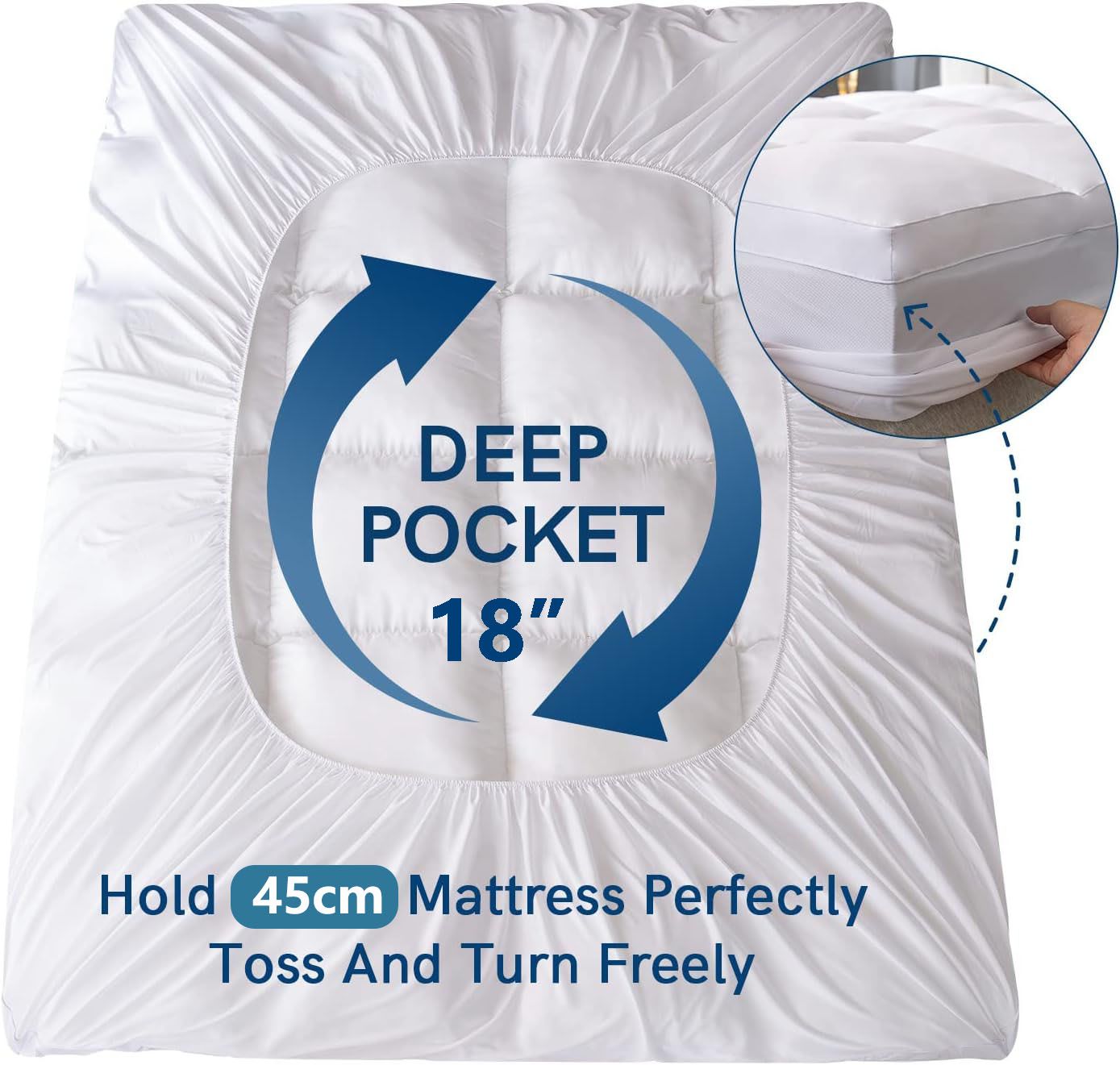 800GSM Mattress Topper Viscose Derived from Bamboo view 7