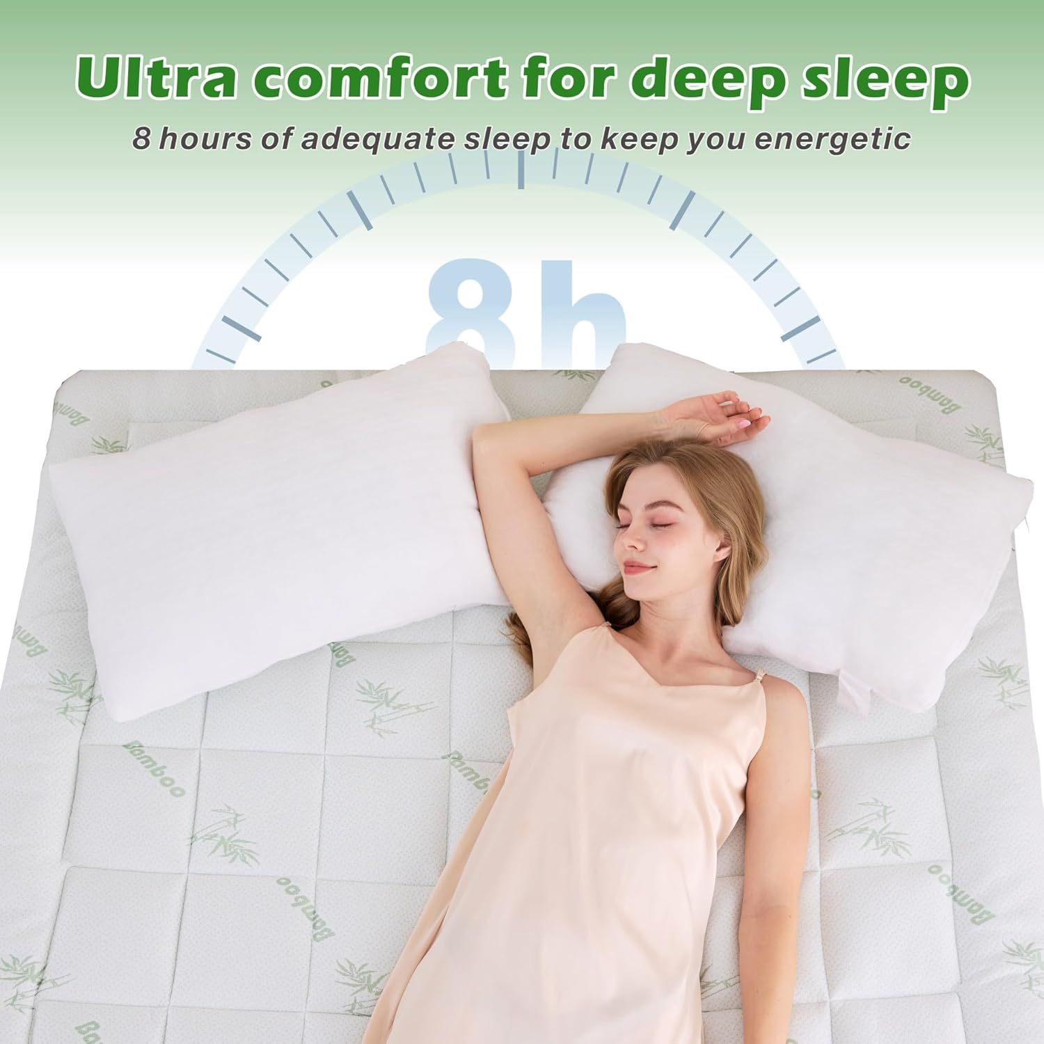 800GSM Mattress Topper Viscose Derived from Bamboo view 7