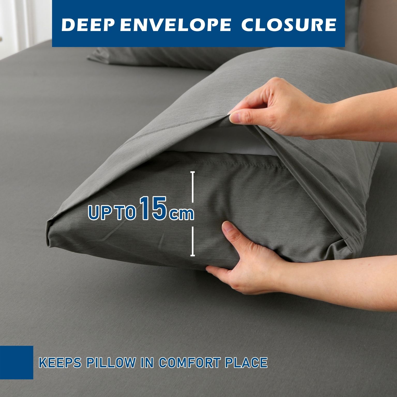 4 Piece Hotel Bamboo Cooling Sheet Set -Ultra Soft 2000TC Breathable Bed view 5