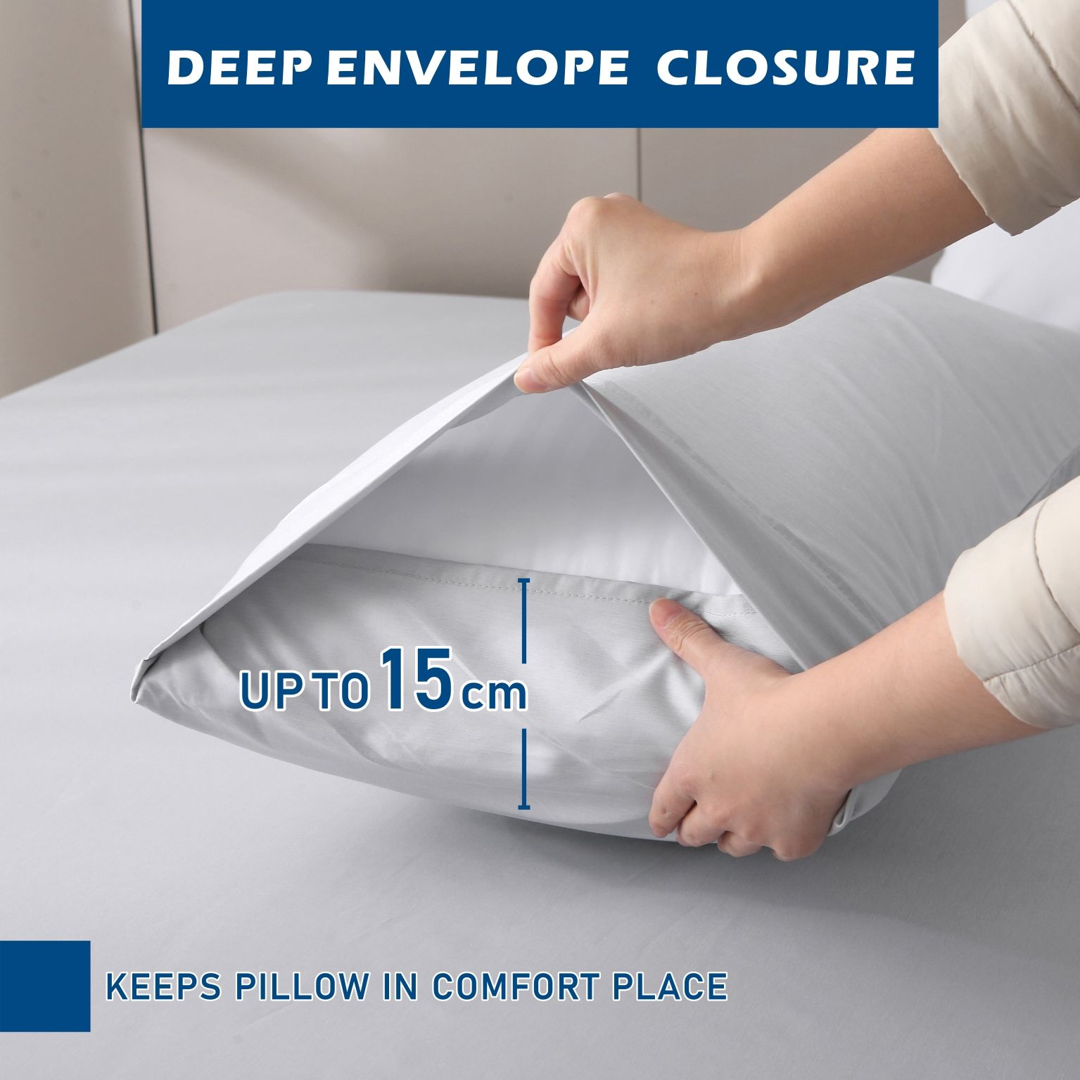 4 Piece Hotel Bamboo Cooling Sheet Set -Ultra Soft 2000TC Breathable Bed view 5