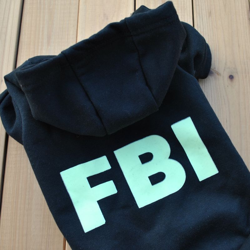 yRL Pet Hooded Sweatshirt Fleece Black xl view 3