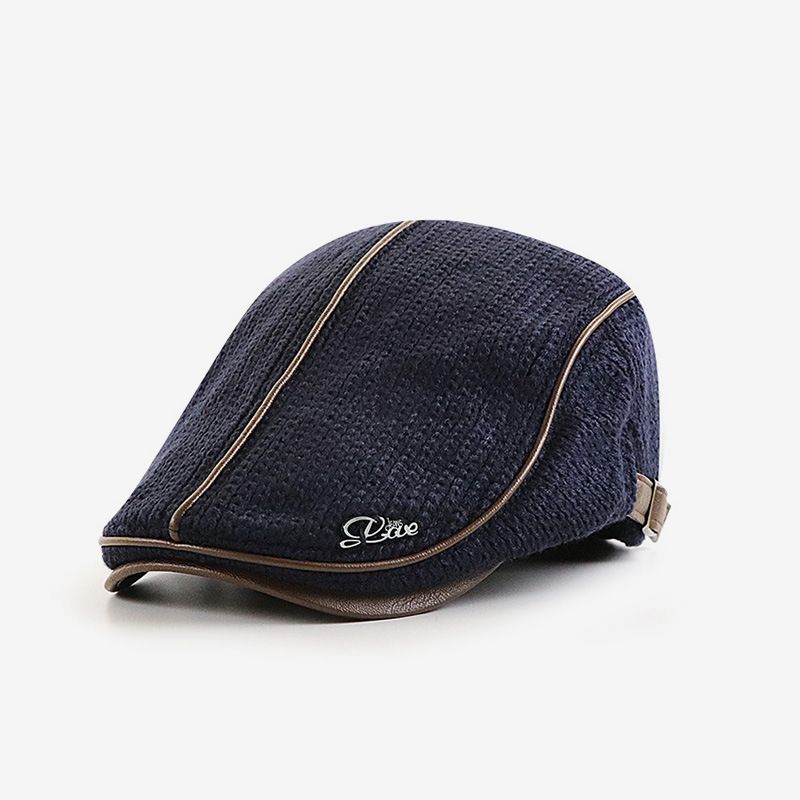 Yang Guan Knitted Cap Men Winter Warm Black view 3