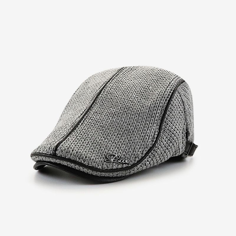 Yang Guan Knitted Cap Men Winter Warm Black view 5