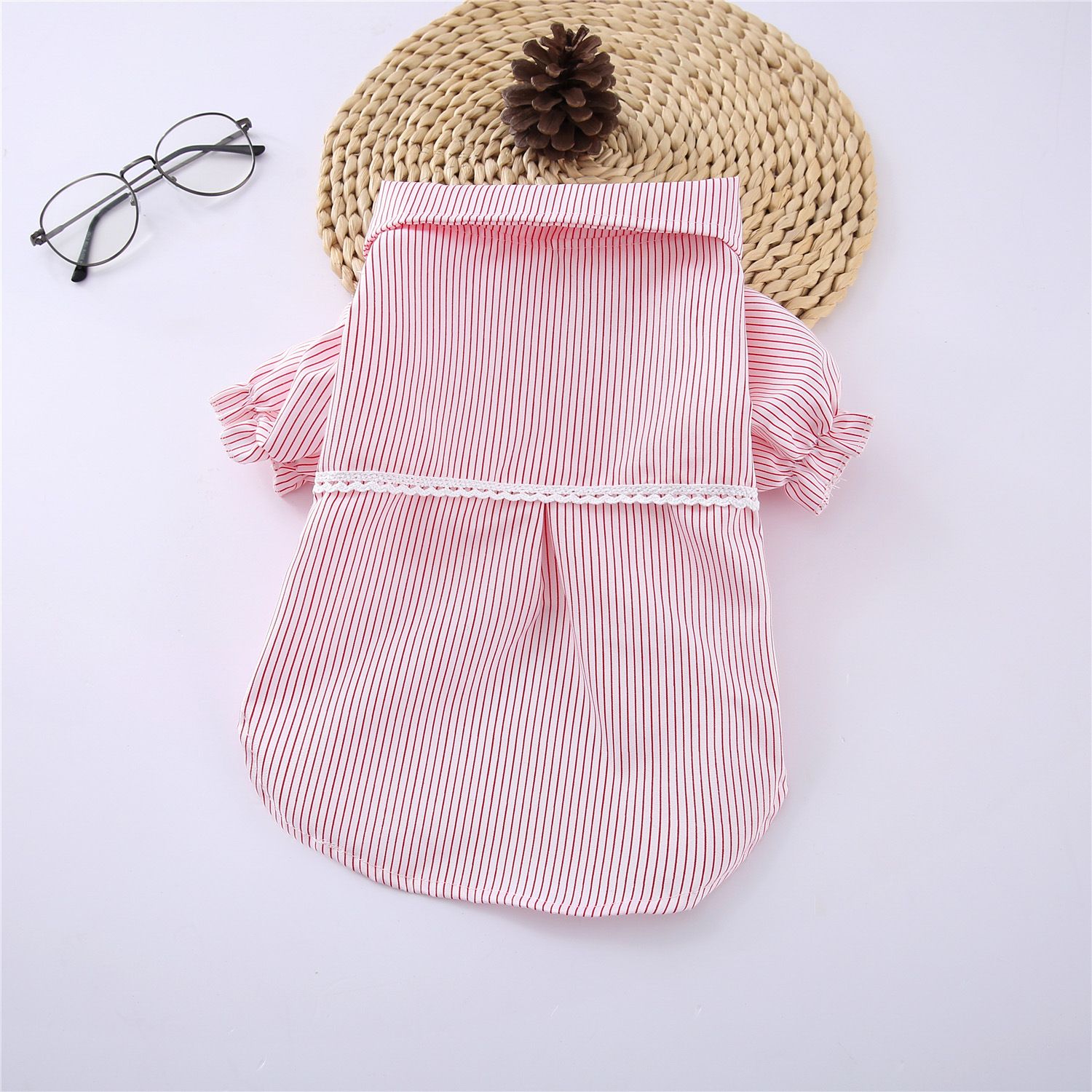 Pet Dog Shirt Polyester Casual Small Breed shirt pink view 5