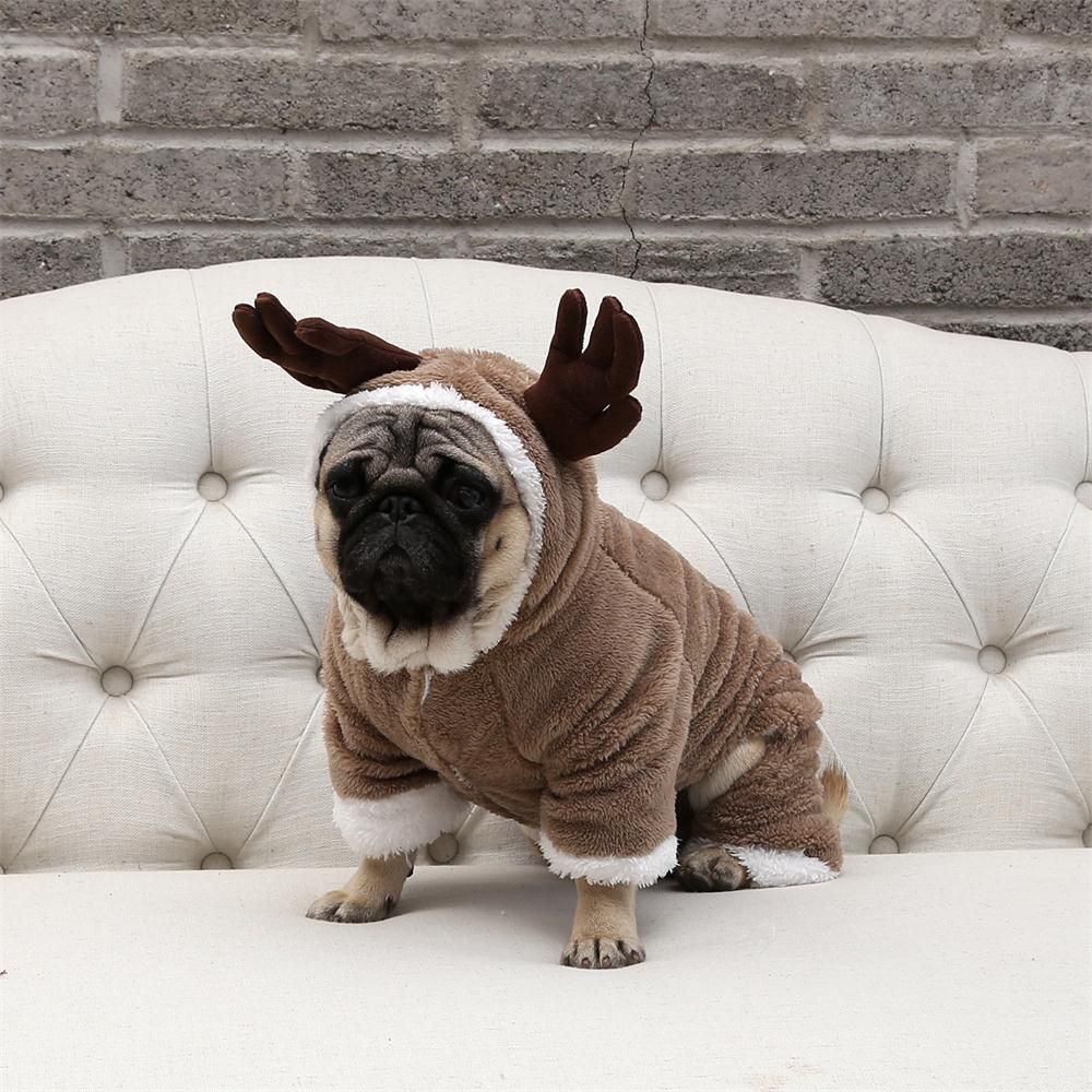 Odd Pet Dog Winter Coat Elk Four Legged Clothes Elk four-legged clothes M