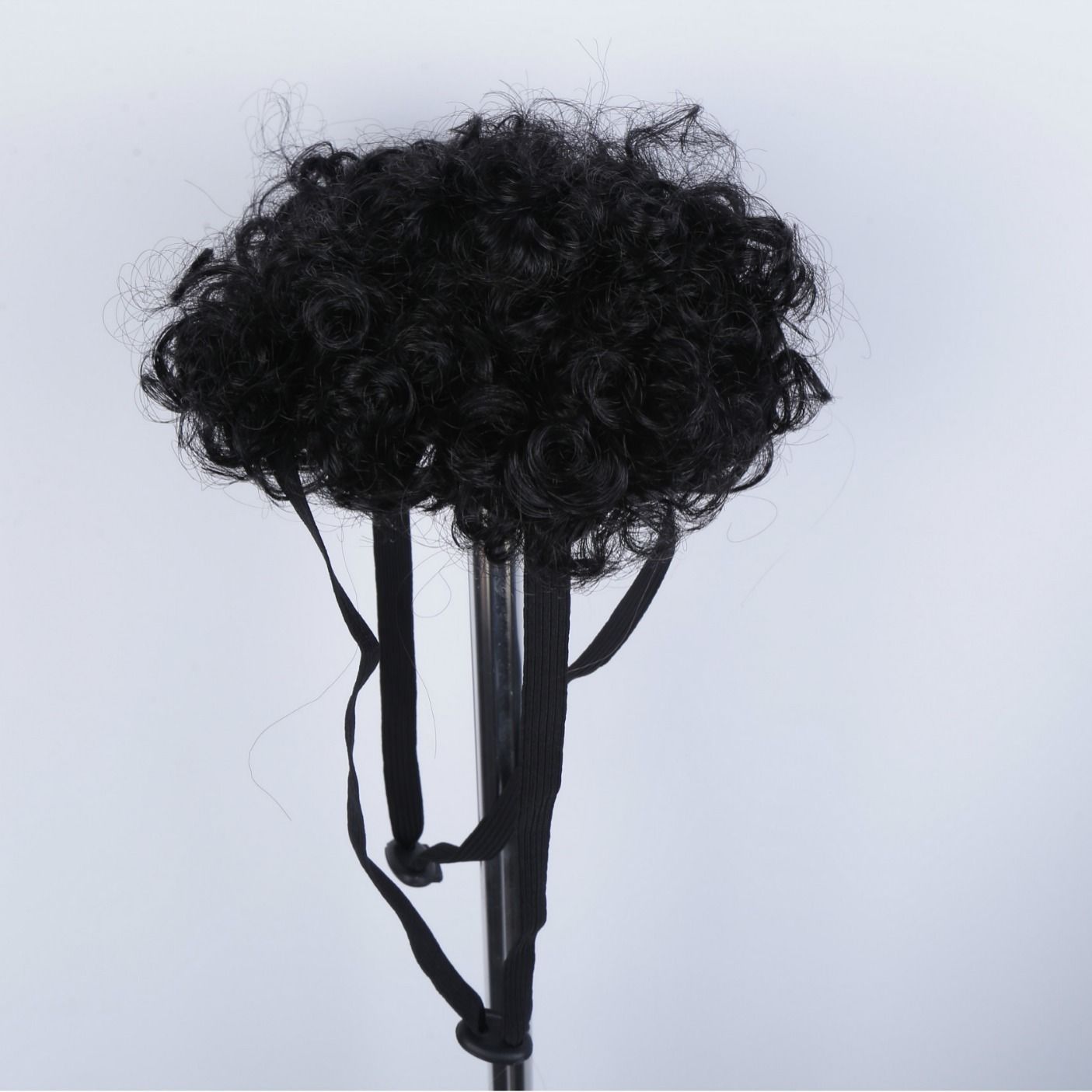 Dog Wig Funny Explosion Short Curly Hair Purple view 3