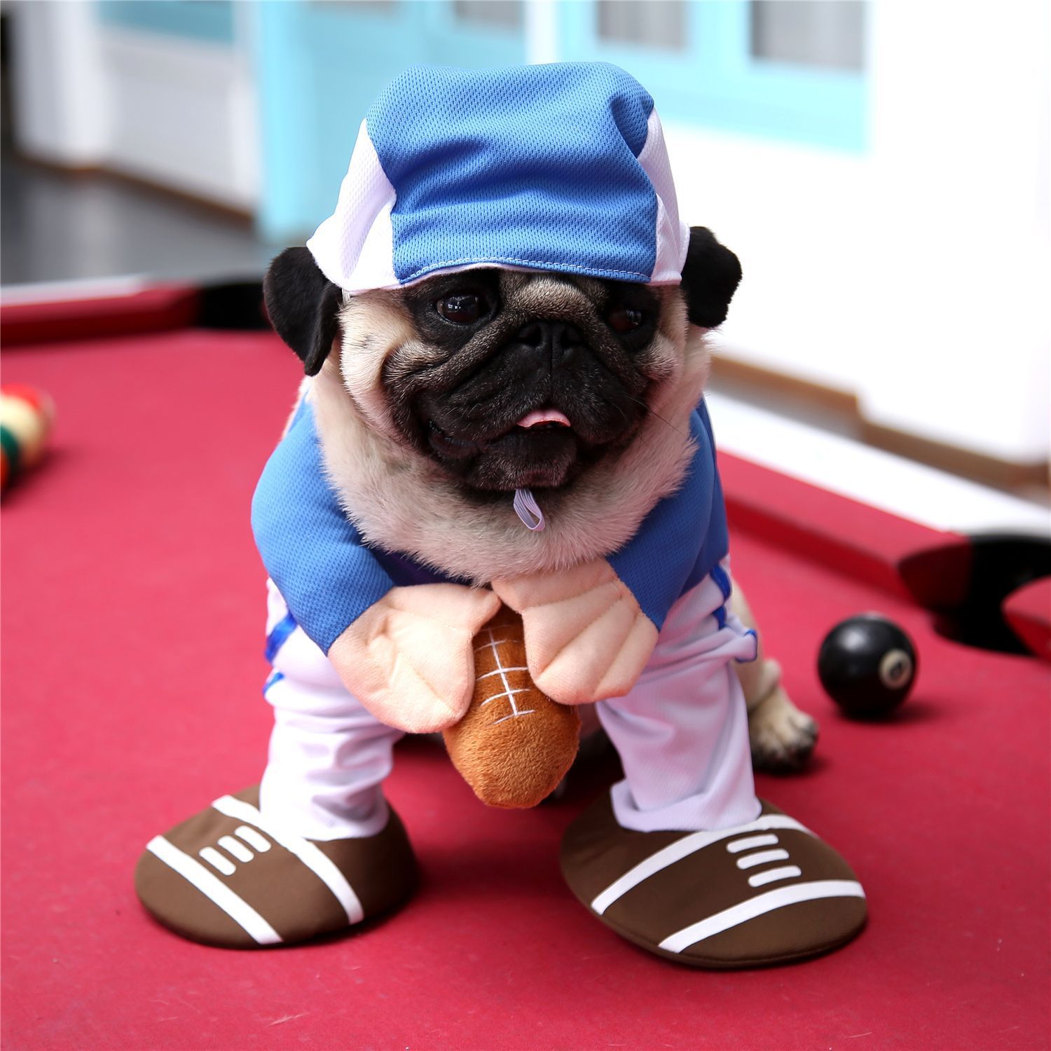 Dog Costume Pet Brand Rugby Stand Up Sportswear view 2