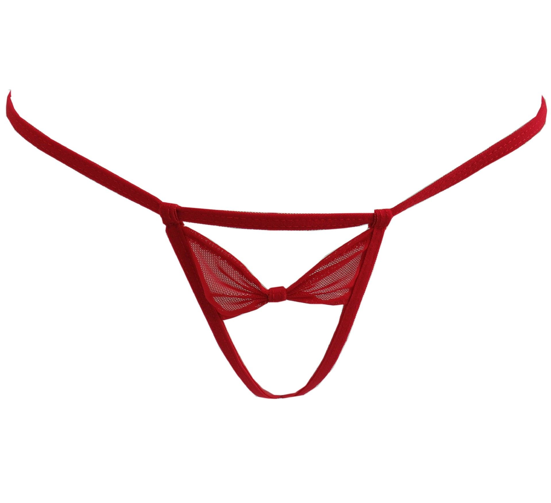 Women T Panties Mesh Polyester Underwear Pink All yards view 4