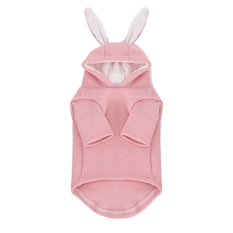 Odd Pet Rabbit Ear Vest Dog Cat Clothes gray long ear vest L view 6