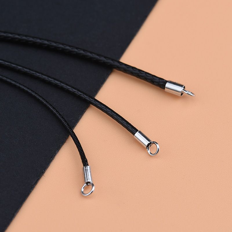 925 Silver Wax Rope Necklace 45cm 1.5mm/length 40cm view 4