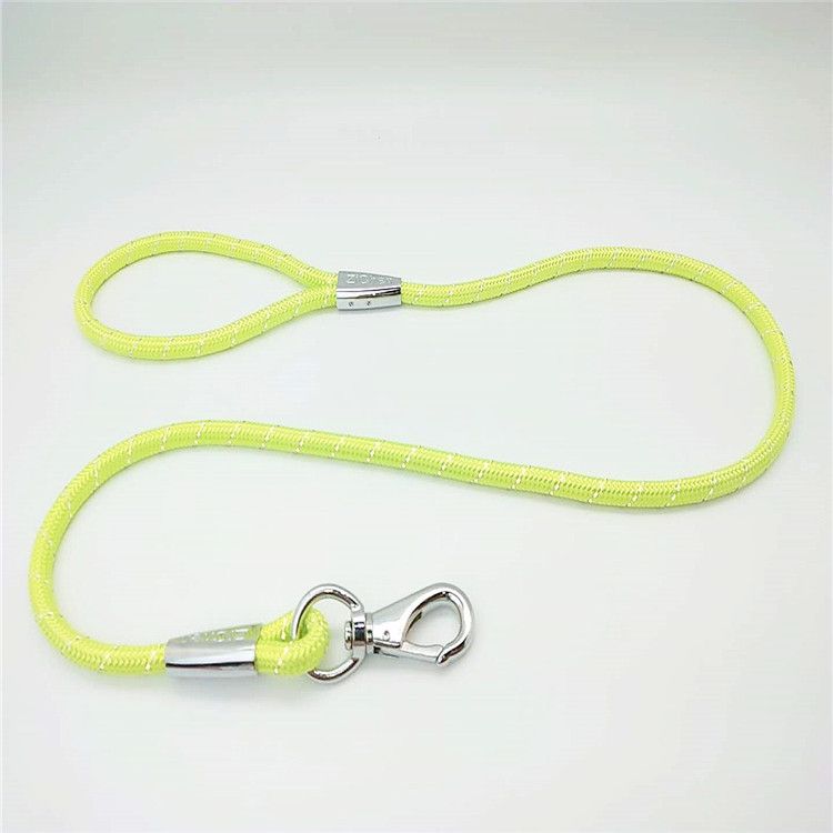 Zichen Nylon Dog Traction Rope Alloy Buckle Yellow 1.0