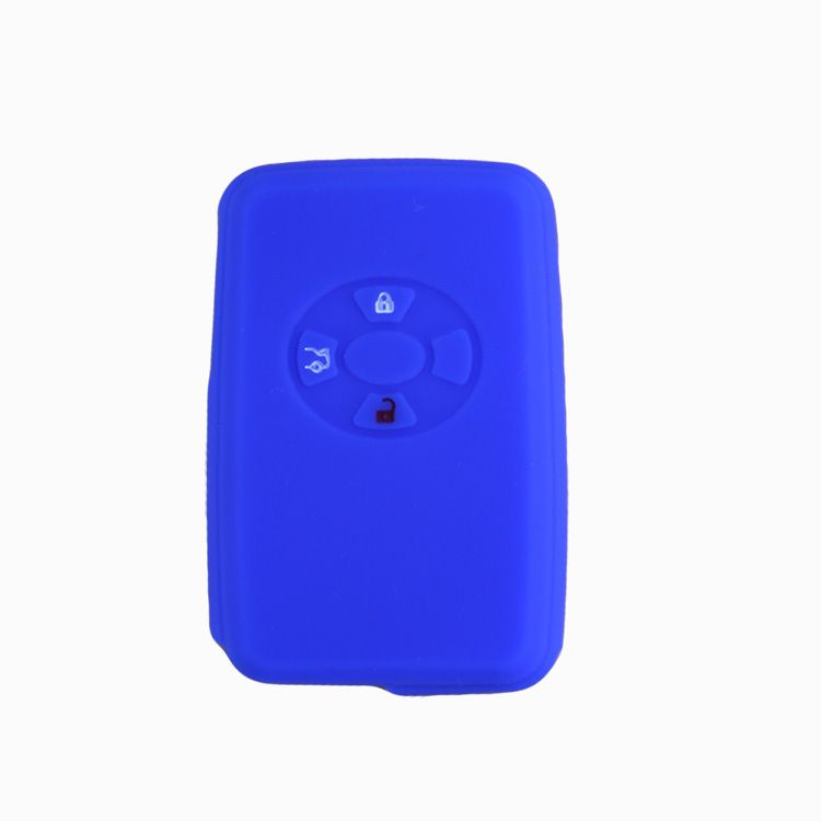 Silicone Key Case For Toyota Corolla 3 Button Sky Blue view 5