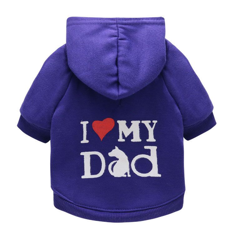 DROOLING DOG Pet Sweatshirt Polyester Hooded Casual Pink XS view 3