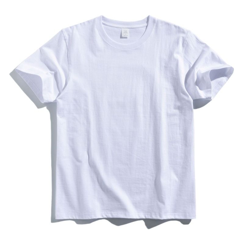 270g Cotton T Shirt Men Short Sleeve Crewneck Pink M (suitable for 55.00 view 2