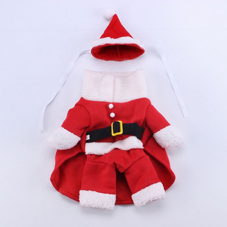 Dog Christmas Stand Up Costume Odd Pet Cloth
