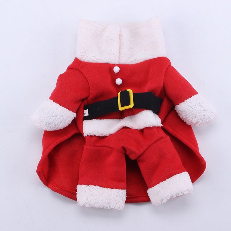 Dog Christmas Stand Up Costume Odd Pet Cloth view 4