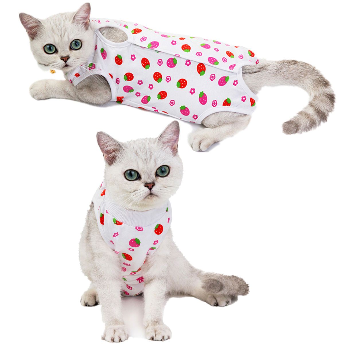 Ada Cat Post Surgery Recovery Clothes Cotton Football M view 4