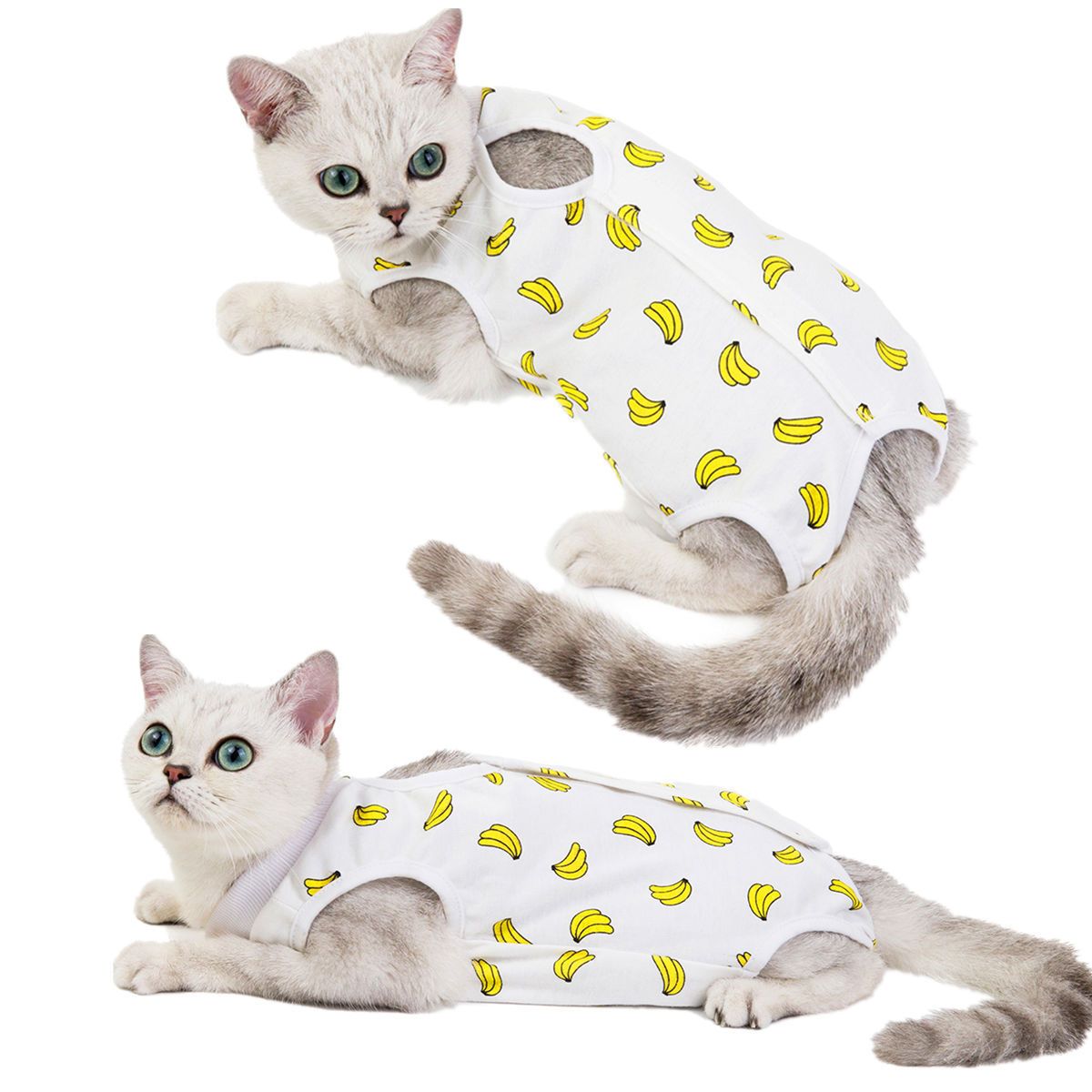 Ada Cat Post Surgery Recovery Clothes Cotton Banana M view 6