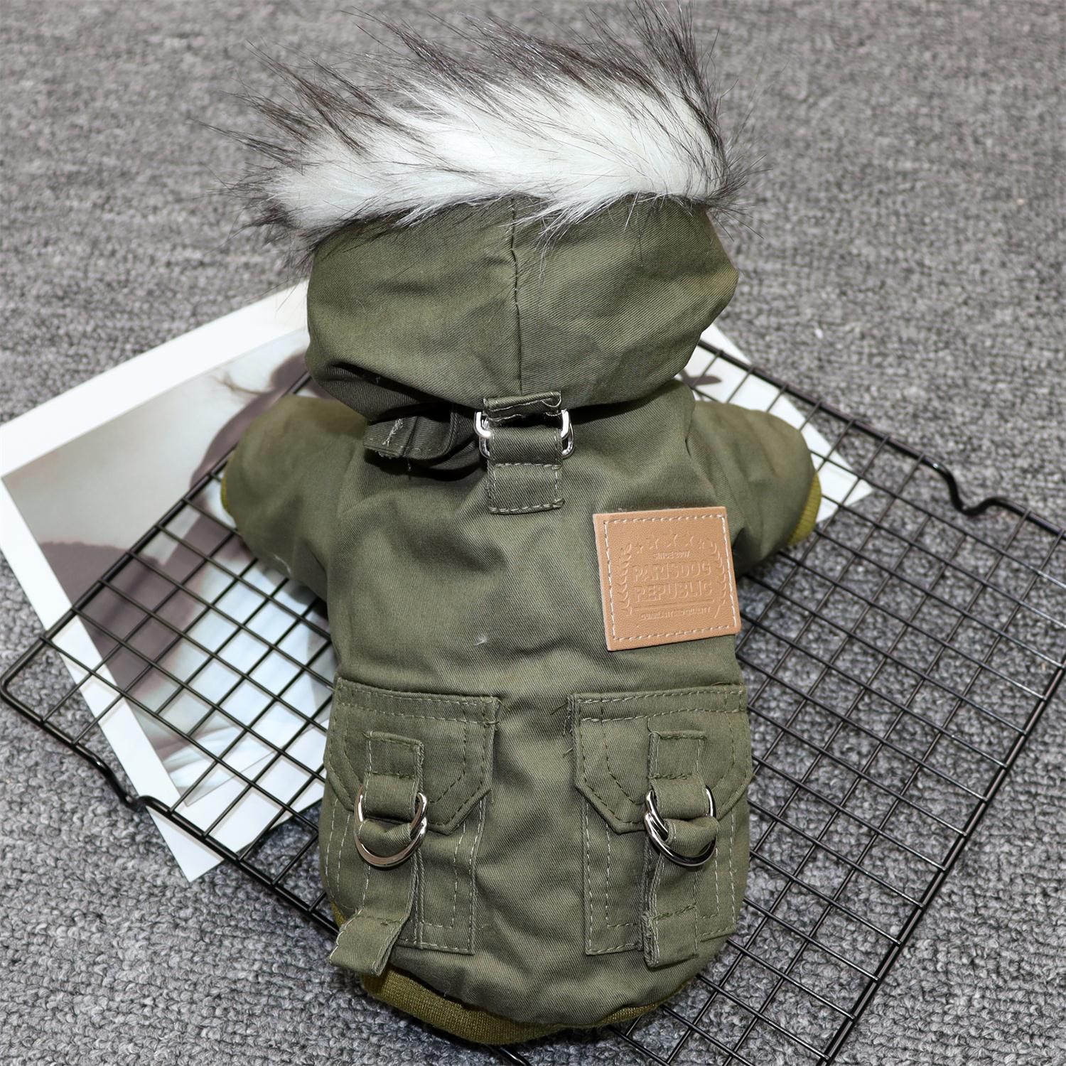 Odd Pet Thickened Cotton Dog Clothes Small Breed Winter mountaineering uniform