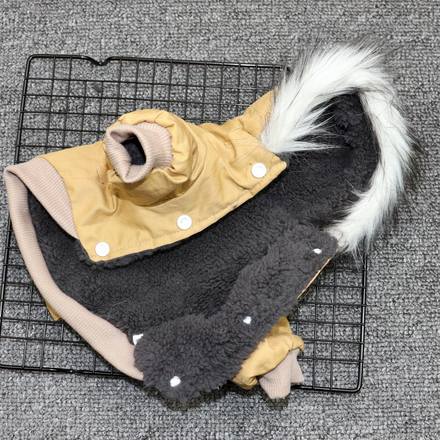 Odd Pet Thickened Cotton Dog Clothes Small Breed Winter mountaineering uniform view 4