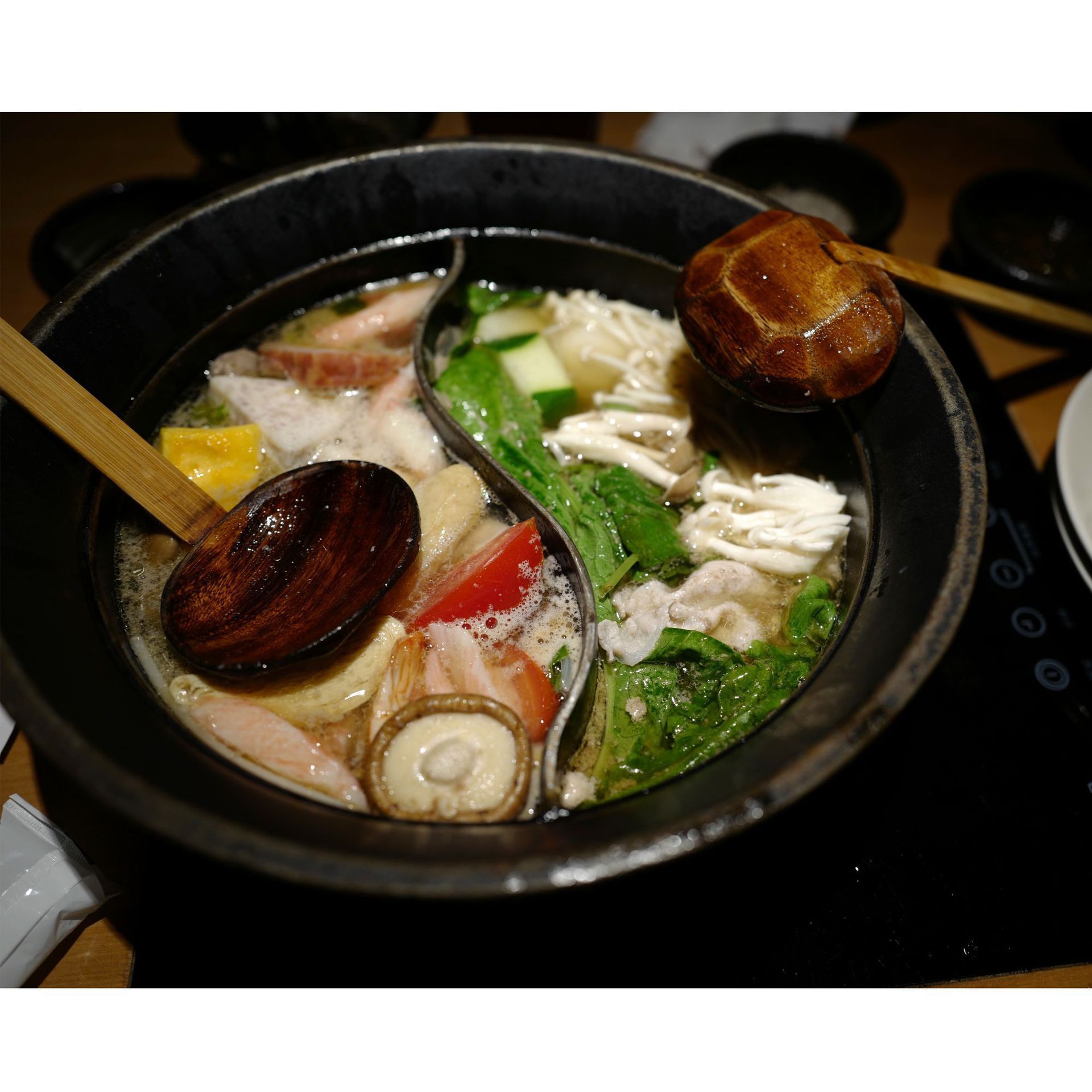 YFJY Wooden Ramen Spoon Commercial Kitchen Tool view 2