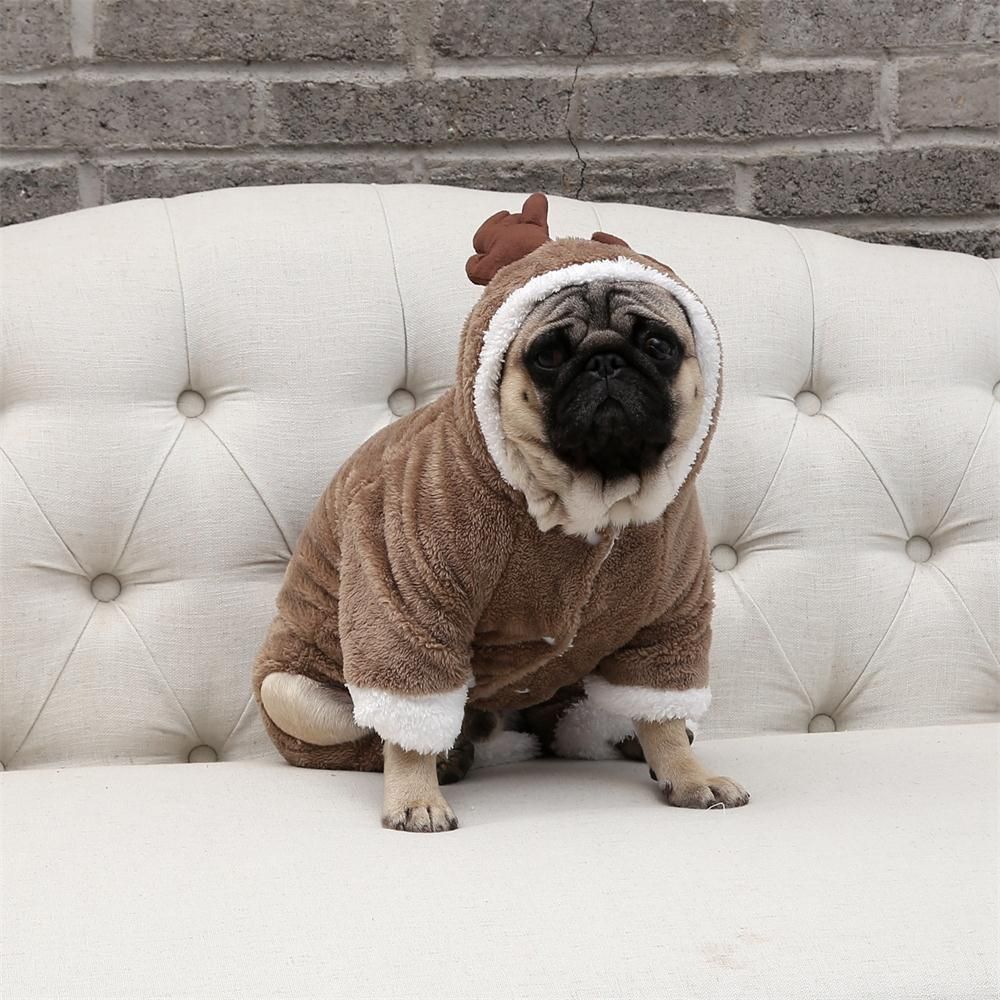 Odd Pet Dog Winter Coat Elk Four Legged Clothes Splicing Mouse view 5