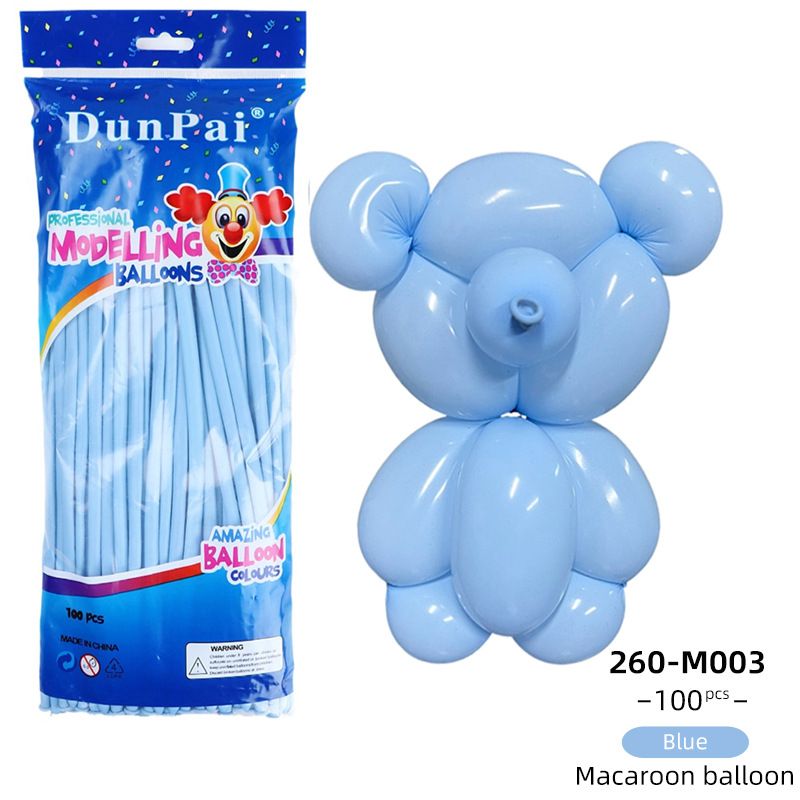 Magic Balloon 260cm Latex Macaron DIY Marca-Blue Product type: balloon